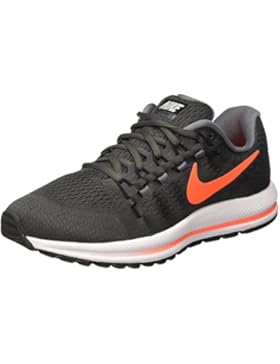Nike Herren Air Zoom Vomero 12 Laufschuhe, Schwarz (Midnight Fog/Total Crimson-Cool Grey), 45.5 EU