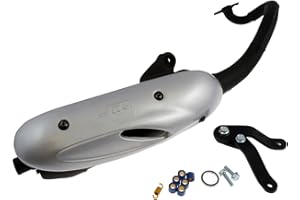 LEOVINCE Auspuff Sito Plus Leo Vince Minarelli kompatibel mit MBK Nitro, Motowell Magnet, kompatibel mit Yamaha Aerox SA14