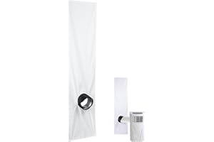 Hobngmuc Sello De Ventana De Aire Acondicionado, 200/300CM Sello De Ventana De Aire Acondicionado Portátil, Paño De Sellado De Aire Acondicionado Para Ventane De Manivela De Bisagra Grande - 300cm