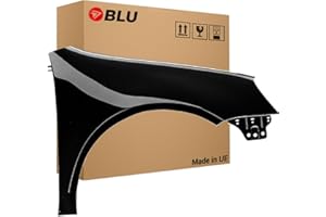 BLU Kotflügel Passend für Volkswagen Golf 5 V Schrägheck LC9Z Rechts Schwarz | 2003-2009 | Vorderseite Vorne | Lackiert | Einbaufertig