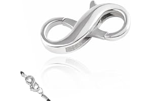 PSOWQ 925 Argent Sterling Homard Griffe fermoirs Bijoux fermoirs Homard Collier Bracelet Bricolage pour Collier Bracelet Fabrication de Bijoux à bricoler soi-même