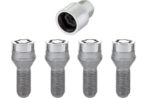 McGard Boulons antivol M14x1.50 - Conique - Longueur 27,3mm (Ouverture de clé 17mm)