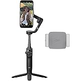 DJI OSMO Mobile 6 Smartphone-Gimbal, 3-Achsen-Stabilisierung, integrierter Verlängerungsstab, handlich und faltbar, Android u