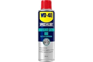 WD-40 SPECIALIST WD-40 - Specialist - Lubrificante Catena Bike - Tutte le Condizioni - Lubrifica, protegge, previene la ruggine, riduce la frizione e l'usura della catena - Spray 250ml