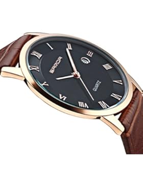 ultra dünne Herrenuhren/Wasserdichte Uhrenliebhaber/Casual Mode Quarz-Uhr-C