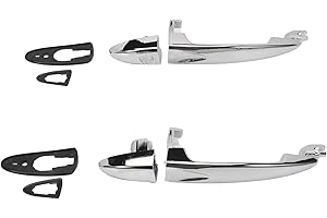 MangWany Maniglia anteriore sinistra e destra cromata per Lancia Ypsilon 2003-2011 735409026 735409024