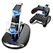 Produktbild AXB - Doppel Ladegerät Regler-Ladegerät Ladestation Lade-Standplatz-Anklagebank für Microsoft Xbox One Xbox OneS Kontroller Controller Gamepad Joypad, (Schwarz)