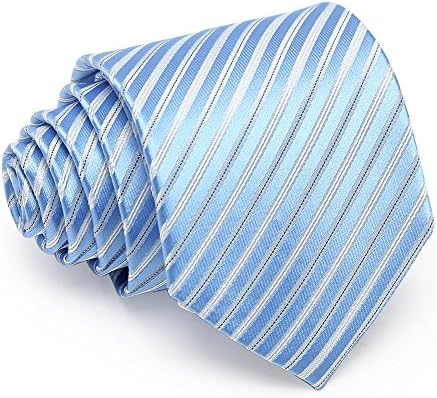 Zicac Men's Fashion Paisley Floral Patterned Handmade Polyester Regular Width Necktie with Cufflinks Pocket Square Handkerchief Tie Clip Stickpin Box Set for Wedding Party Formal Occasions
