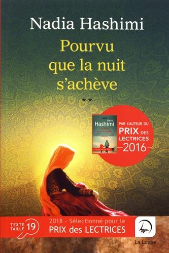 couverture de : Pourvu que la nuit s'ach&egrave;ve