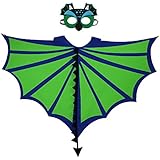 iROLEWIN Kids Animal Capes Wings and Felt Mask Dinosaur Costume for Children Superhero Fancy Dress Party Favor Gifts