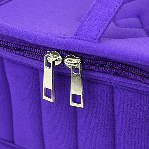 DCCN Aromatherapie Ätherische Öle Aufbewahrungstasche 30 Flaschen Tasche Duftöl Reise Tragetasche für 5ml 10ml 15ml Flaschen - 6