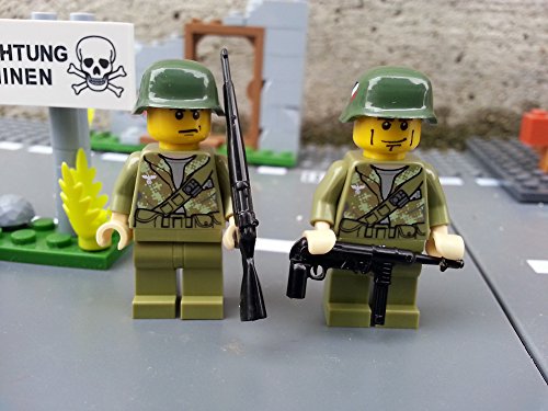 Modbrix 2149 – ✠ Wehrmachtsgespann BMW R75 Motorrad mit Beiwagen inkl. Wehrmacht Elite Soldaten aus original Lego® Teilen ✠ - 5