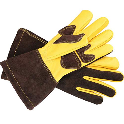 Preisvergleich Produktbild LAIABOR Safety Leichter Schweißerhandschuh Schweißhandschuhe Aus Leder Leder Arbeitshandschuhe