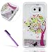 Produktbild Galaxy S7 Cover Samsung Galaxy S7 Cover for Girls EMAXELER 3D Creative Design Angel Girl Flowing Liquid Floating Bling Shiny Liquid PC Hard Cover for Samsung Galaxy S7 Silver Wishing Tree by EMAXELER
