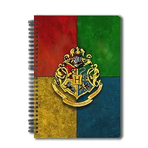 MC SIDD RAZZ Official Harry Potter Hogwarts House Crest 150-Page Notebook, A5 Size