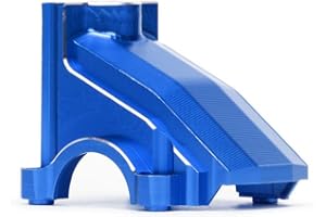 Palumma RC-Getriebeabdeckung, Aluminium-Getriebegehäuse vorne und hinten, für Traxxas 1/5 x-maxx XMaxx 6S 8S 1/6 XRT 8S RC Differentialabdeckungsteile (blau)