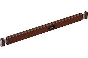 BASI | Panzerriegel für Haustüren, Wohnungstüren oder Nebentüren in zwei Größen | in Weiß, Braun, Silber oder Edelstahlfarben | Panzerriegelschloss Querriegel mit Schließzylinder