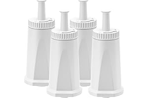 JORAIR Sage Lot de 4 filtres à eau compatibles avec machine à café Sage SES 990/980/500/878/875/880/920/810, filtre à eau adoucissant BES008 pour Sage Barista Express Barista Pro