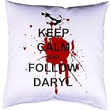 Kissen mit Druck The Walking Dead Daryl Dixon Kissenbezug mit Motiv 40x40 cm Kissenhülle beidseitig bedruckt mit oder ohne Füllung