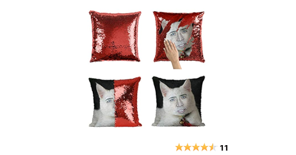 nicolas cage pillow amazon