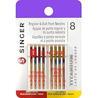 Universal & Ball Point Needles -Size 80/11 (2), 90/14 (4) & 100/16 (2)