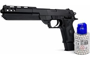 XL kulpistol 34,5 cm, realistisk design, innehåller 400 blandade färgkulor, fritid +18 år