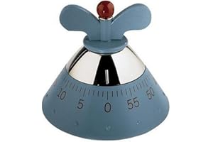 Alessi A09 Kitchen Timer, Blue, One Size
