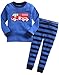 Vaenait Baby Kinder Langarm zweiteilige Schlafanzug Set Fire Truck M