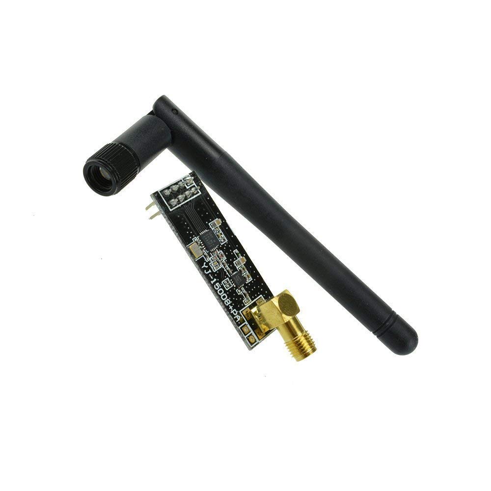 Scriptronics NRF24L01+PA+LNA Wireless Transceiver RF Transceiver Module 2.4G 1100m with Antenna in Antistatic Foam Compatible Arduino