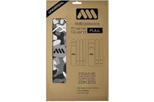 All Mountain Style | Protector Cuadro Bicicleta MTB | Protector Adhesivo Cuadro Bici Modelo Full con 18 Protectores | Protege tu Bicicleta de Arañazos y Golpes