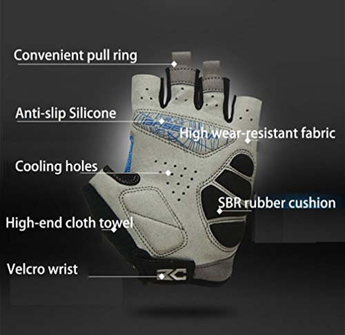 FreeMaster Fahrradhandschuhe fingerlos, Mountainbiking, Fahrradfahren - 2