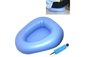 KIKIGOAL Bigger Lavabile Portatile Gonfiamento Aria Blu Bed Pan Bedridden Anziani Gonfiabile Sgabello Gonfiabile Toilet piag