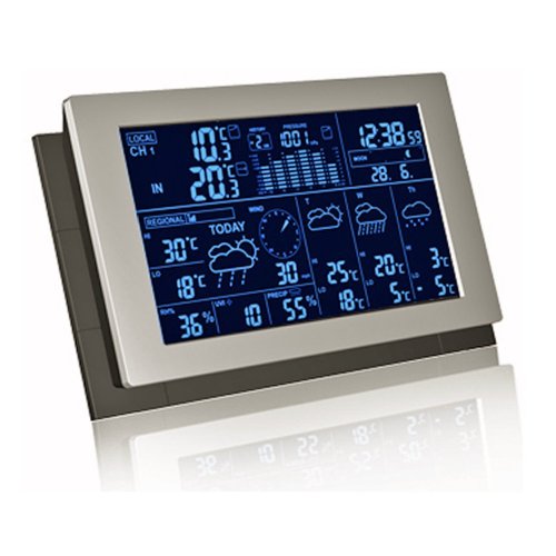 Preisvergleich Produktbild Ventus W194 Wetterstation grau / schwarz