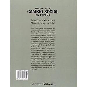 Tres décadas de cambio social en España (El Libro Universitario - Manuales)
