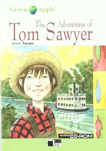 The Adventures of Tom Sawyer Book + CDROM (Black Cat Green Apple)