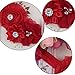 Baby Toddler Pearl Chiffon Flower Headbands Hair Band Infant Fabric Cute Soft Accessories