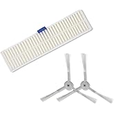 Rowenta ZR740003 Seitenbürsten- und Hocheffizienzfilter-Set 3-teilig | Original-Ersatzteil passend für Explorer 60 Saugrobote