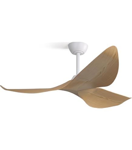 Cecotec - Deckenventilatoren mit Licht EnergySilence Aero 5200 White Pro, 36 ​​W Motor DC und 52 Zoll, Licht LED, Distanzwind-LED, Timer, 6 Flügel und Wintersommer Modge
