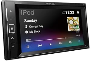 Pioneer DMH-A240BT - Reproductor Multimedia con Pantalla táctil de 6,2 Pulgadas, con fácil conectividad Smartphones con USB, Compatible con Smartphone Mirroring, Bluetooth®, EQ de 13 Bandas