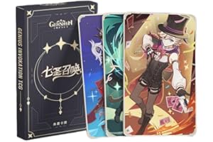 HANAIETTE Genshin Impact Genius invocation TCG dadi HD Set completo di Tarocchi (35pcs)