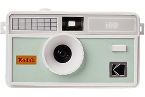 Kodak i60 återanvändbar 35 mm filmkamera – retrostil, fokusfri, inbyggd blinkning, press och popup-blixt (knoppgrön)