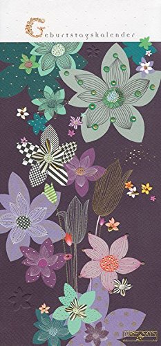 Annas Flowers: immerwährender Geburtstagskalender