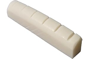 BLACK DOG MUSIC Quality 43mm six string BONE Guitar Top Nut