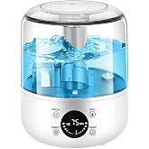 3 Litre Hava Nemlendirici Ultrasonik Buhar Makinesi Humudifier/Aromaterapi Cihazı Diff&uuml;z&ouml;r