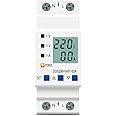 Quick Sense (QS-VP02): Over Under Voltage Protection With Over Current/Load Protection, Digital Energy Meter 63A, 230V DIN Rail Mounted