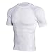 Produktbild Herren Männer Sommer Training Leggings Fitness Sport Gym Running Yoga Sportliche Shirt Top Bluse (White, XL)