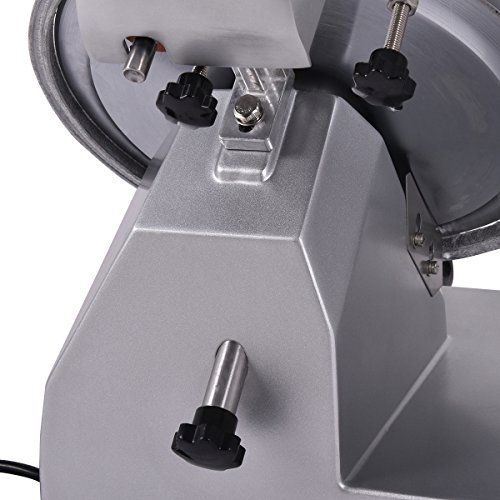 COSTWAY Aufschnittmaschine Allesschneider Fleischschneider Schrägschneider 0 bis 16mm/250W/Ø30cm - 6