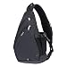 Produktbild HOT SALE! MIXI Sling-Rucksack Crossbody Bag Brusttasche Schulterücksack Umhängetasche Fahradfahren Urlaub (Schwarz, 21"[35*13*52cm])