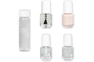 Dazzle Dry Mini Kit 4 Step System - Prima Ballerina, a sheer and milky delicate pink that makes a beautiful French base. (5 Piece Kit / 5 Manicures)