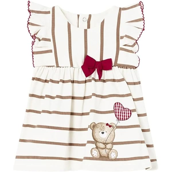Vestito Mayoral Bimba In Lino E Cotone - Design Elegante Con Pizzo | Ecrù Per Occasioni Speciali - Foto 9